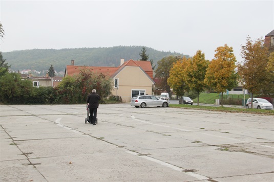 Parkoviště "U Ondřeje", stav před rekonstrukcí, 18.10.2016
