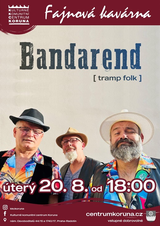 Koncert kapely Bandarend, 20.8.2024